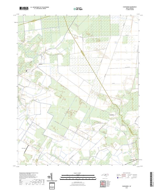Chapanoke topographic map thumbnail