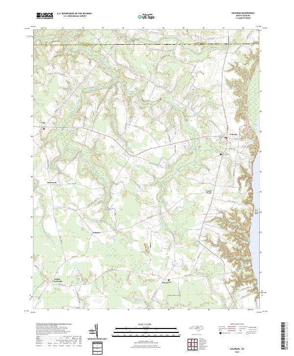 Colerain topographic map thumbnail