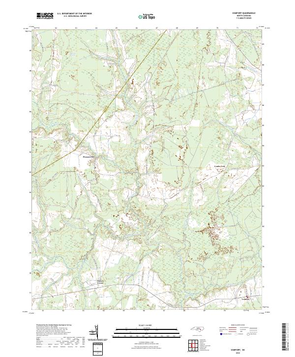 Comfort topographic map thumbnail