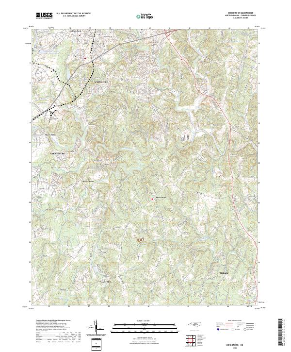 Concord SE topographic map thumbnail