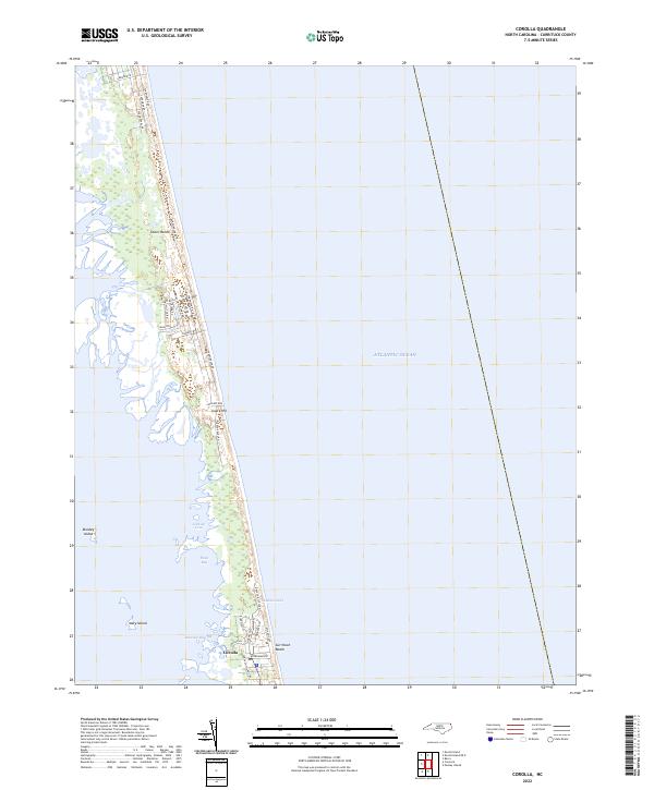 Corolla topographic map thumbnail