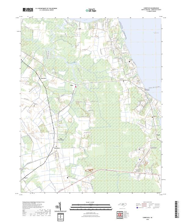Currituck topographic map thumbnail