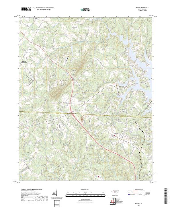 Denver topographic map thumbnail