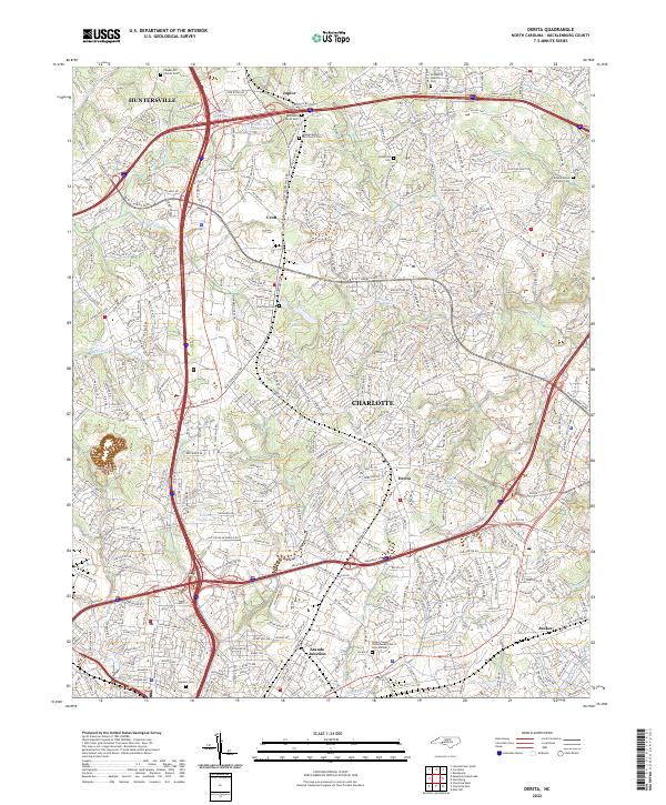 Derita topographic map thumbnail
