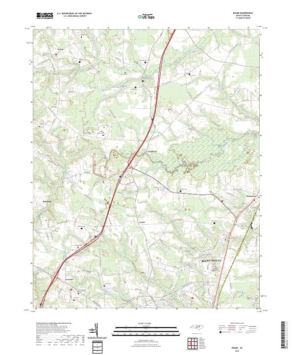 Drake topographic map thumbnail