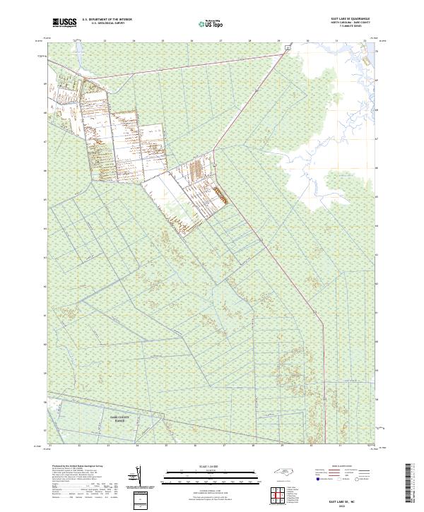 East Lake SE topographic map thumbnail
