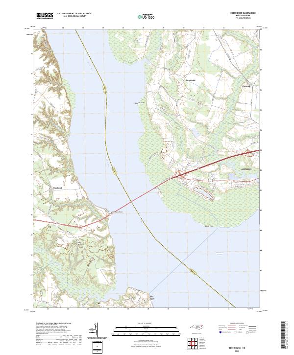 Edenhouse topographic map thumbnail