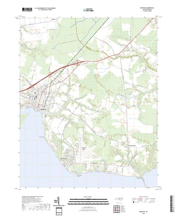 Edenton topographic map thumbnail