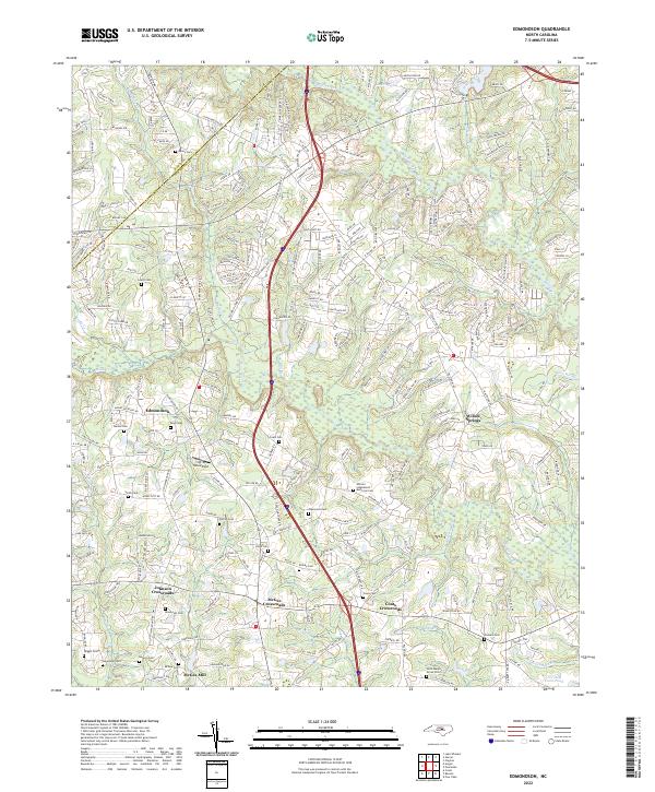 Edmondson topographic map thumbnail