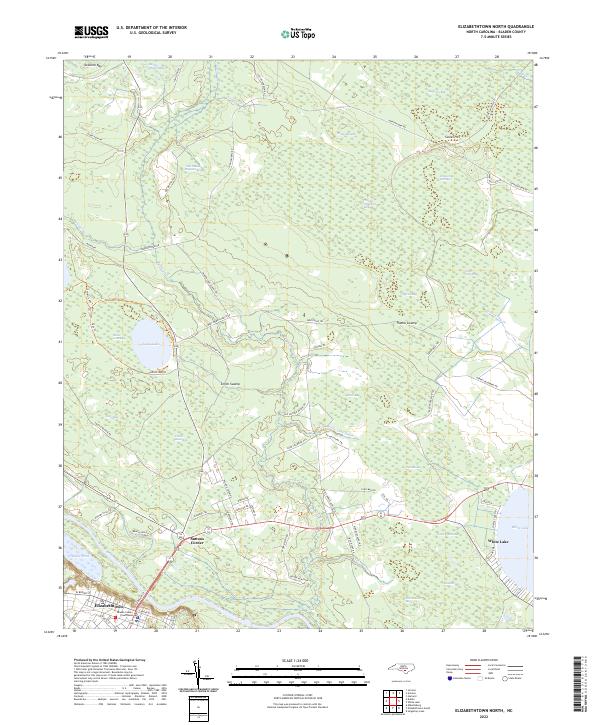 Elizabethtown North topographic map thumbnail