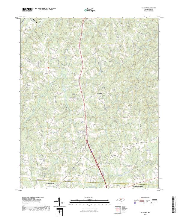Ellisboro topographic map thumbnail