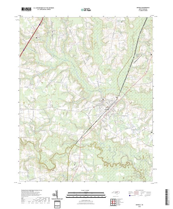 Enfield topographic map thumbnail