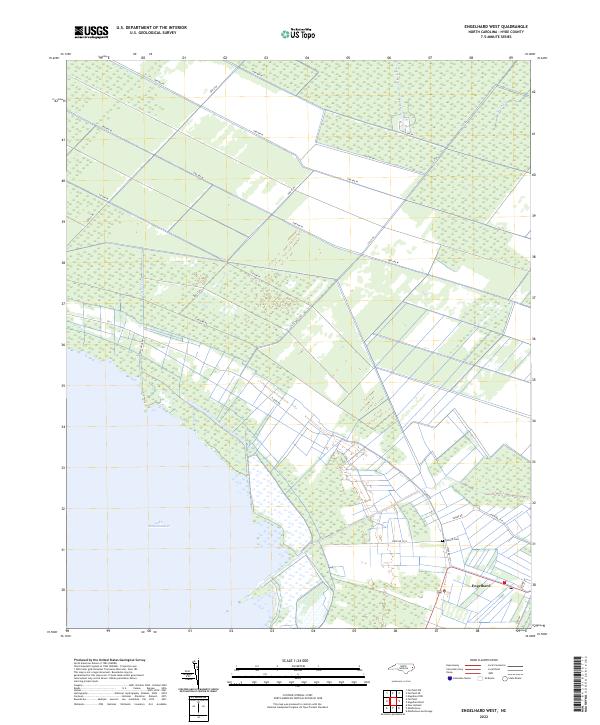 Engelhard West topographic map thumbnail