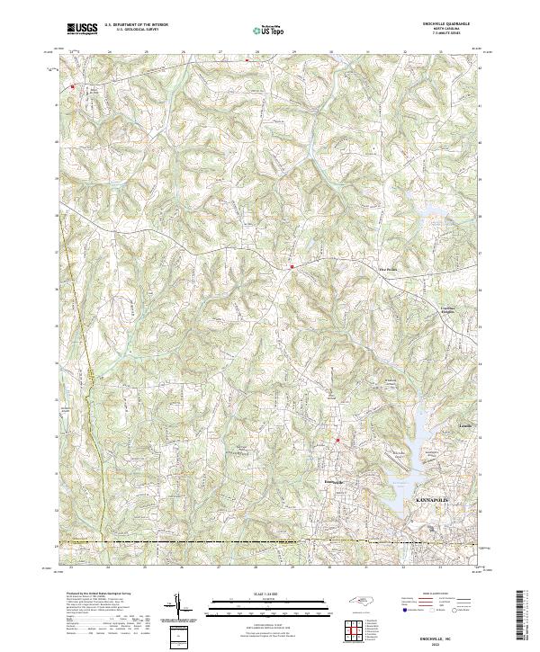 Enochville topographic map thumbnail