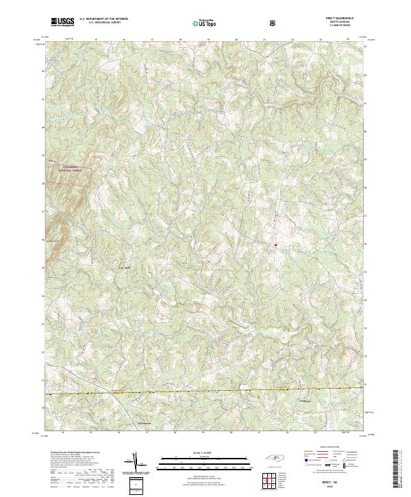 Erect topographic map thumbnail