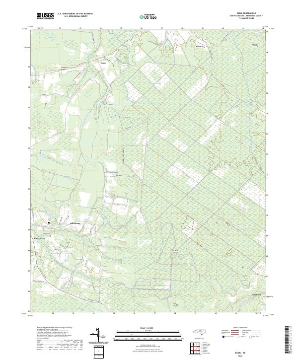Exum topographic map thumbnail