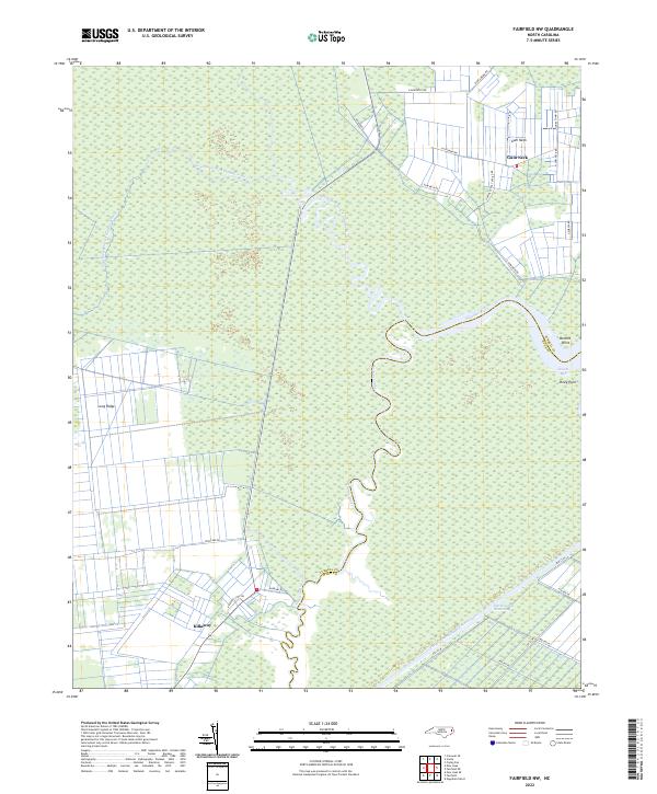 Fairfield NW topographic map thumbnail