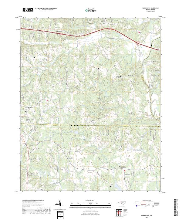 Farmington topographic map thumbnail