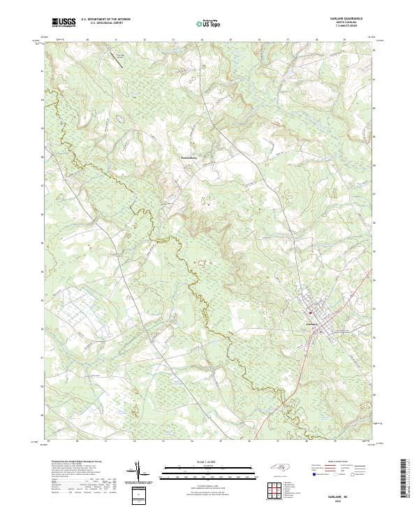 Garland topographic map thumbnail