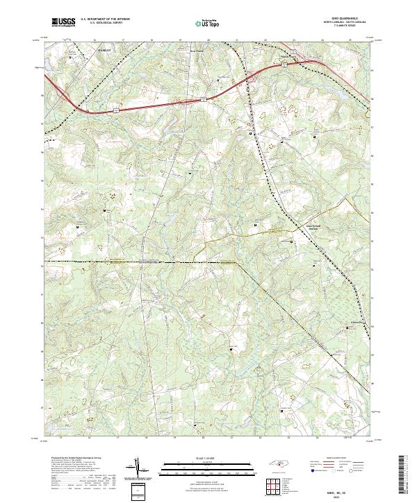Ghio topographic map thumbnail