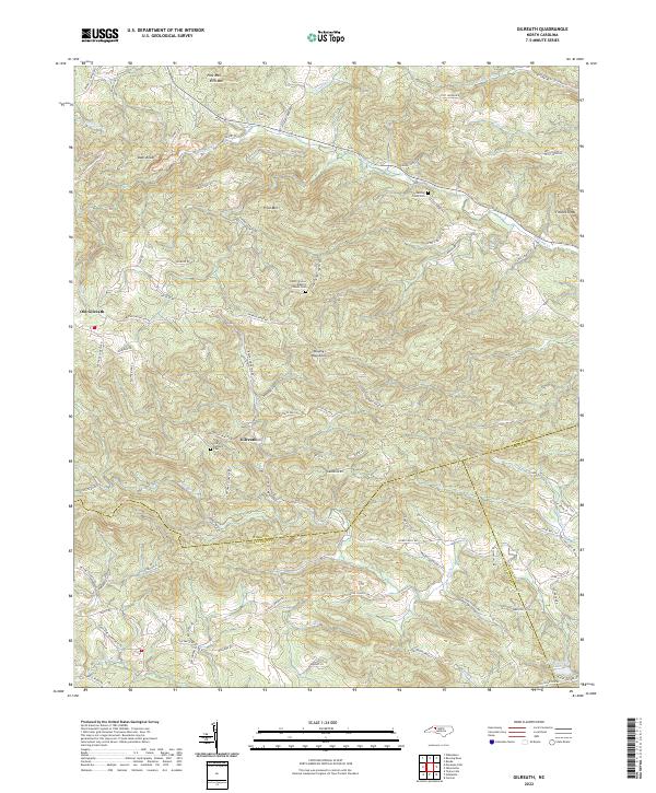 Gilreath topographic map thumbnail