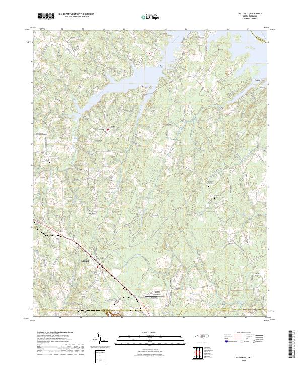 Gold Hill topographic map thumbnail