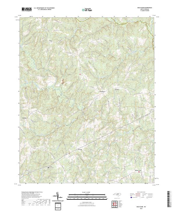 Gold Sand topographic map thumbnail