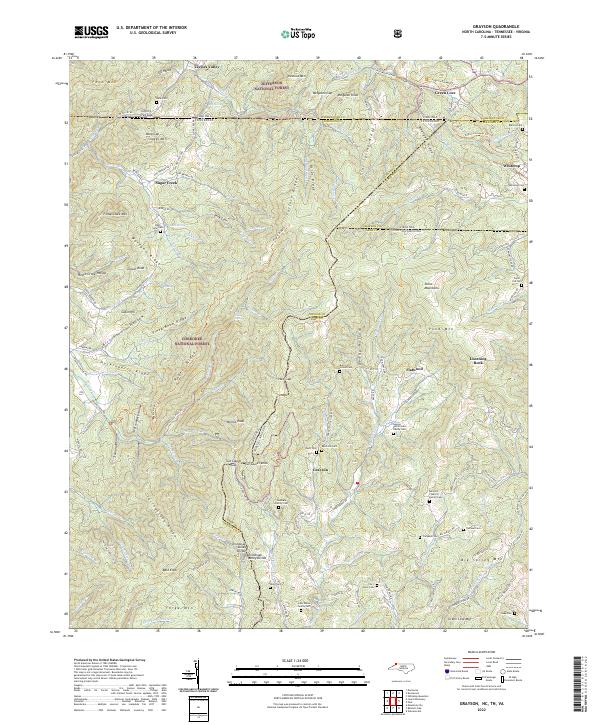 Grayson topographic map thumbnail