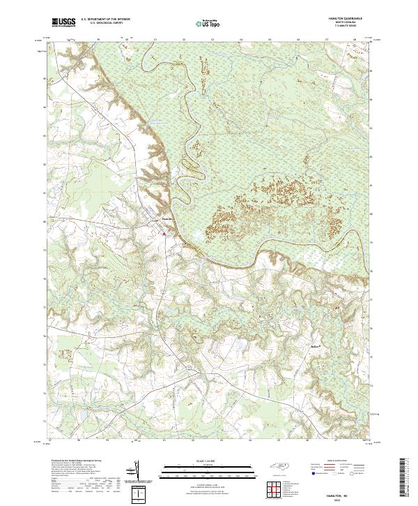 Hamilton topographic map thumbnail