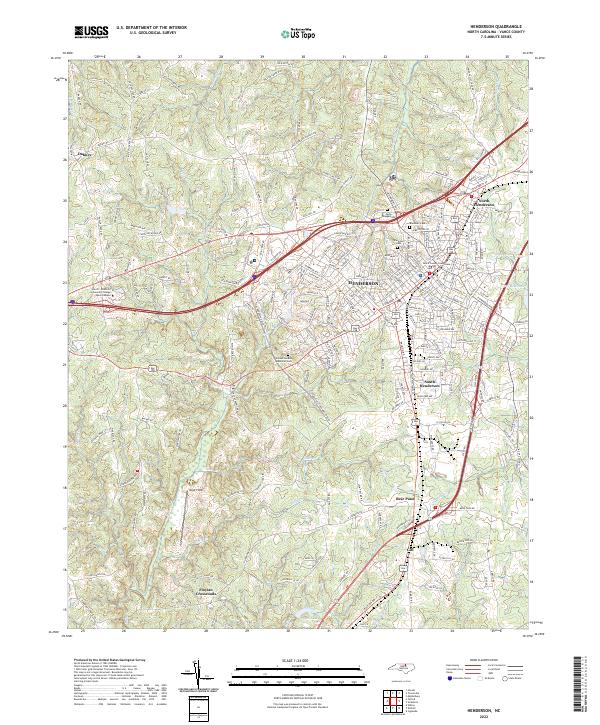 Henderson topographic map thumbnail