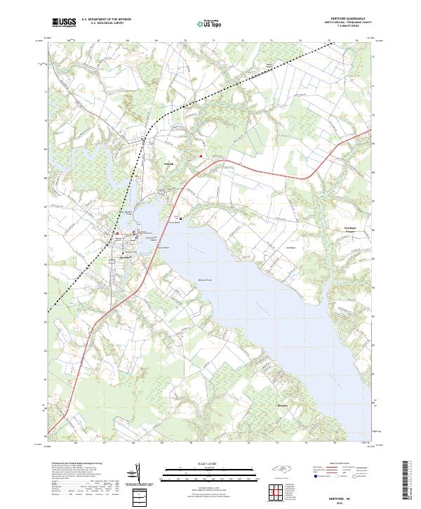 Hertford topographic map thumbnail