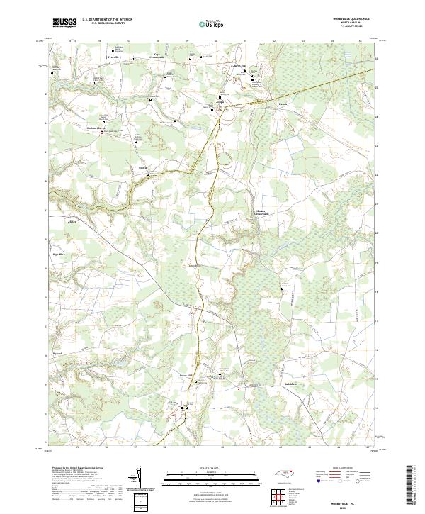 Hobbsville topographic map thumbnail