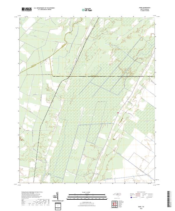 Hoke topographic map thumbnail