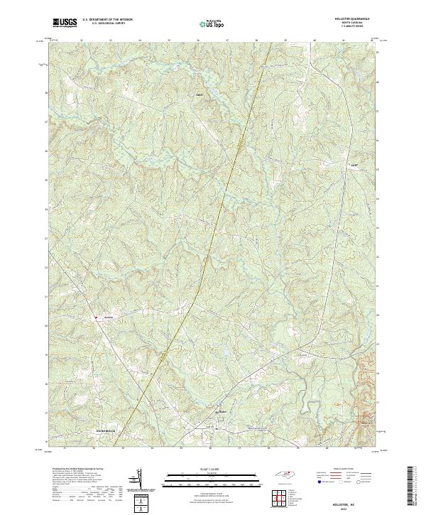 Hollister topographic map thumbnail