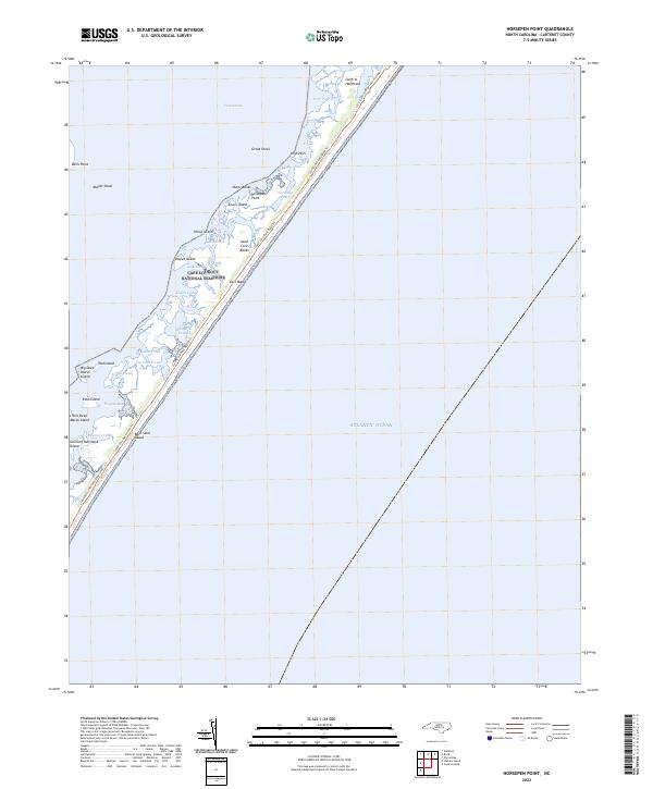 Horsepen Point topographic map thumbnail