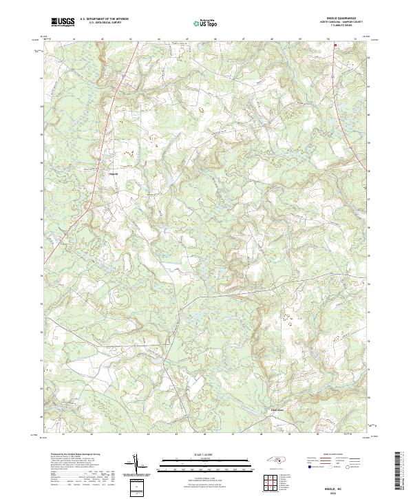 Ingold topographic map thumbnail