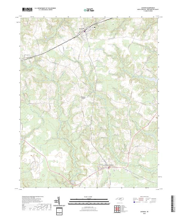 Jackson topographic map thumbnail