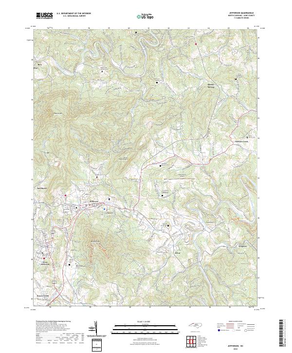 Jefferson topographic map thumbnail
