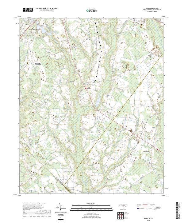 Johns topographic map thumbnail