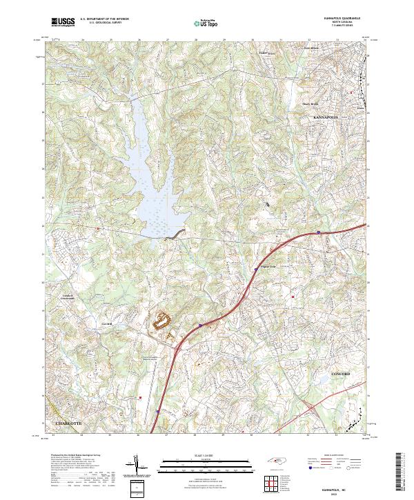 Kannapolis topographic map thumbnail
