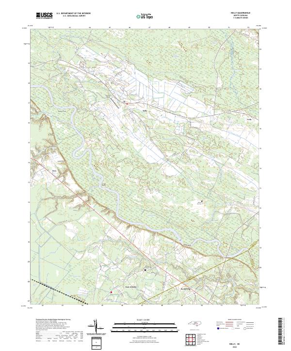 Kelly topographic map thumbnail