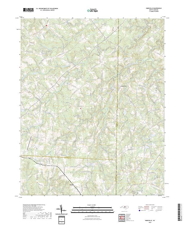 Kimesville topographic map thumbnail