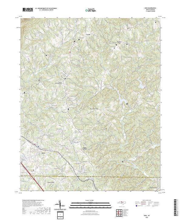 King topographic map thumbnail
