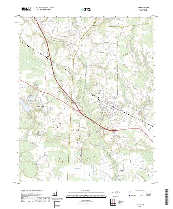 La Grange topographic map thumbnail