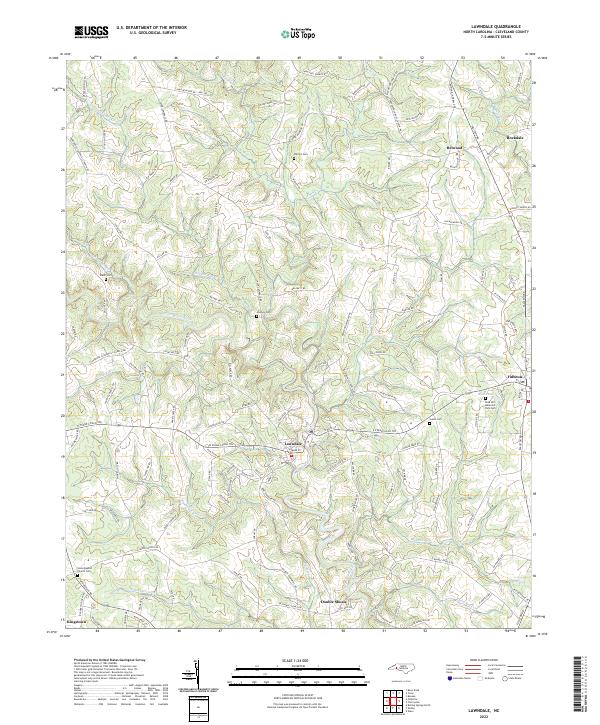 Lawndale topographic map thumbnail