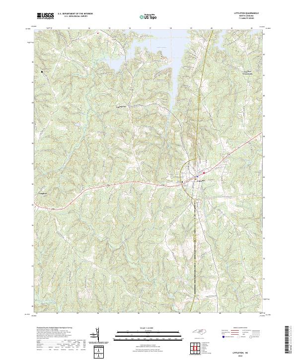 Littleton topographic map thumbnail