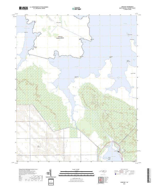 Long Bay topographic map thumbnail