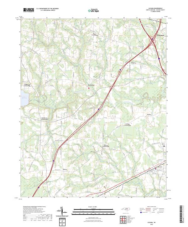Lucama 2022 topographic map thumbnail