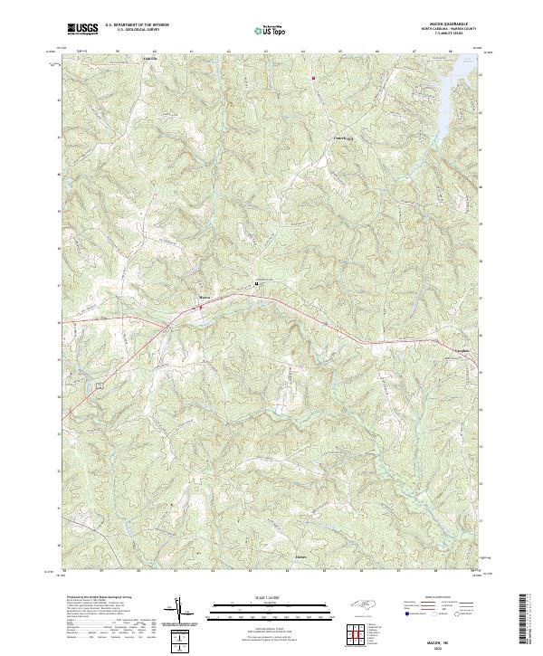 Macon 2022 topographic map thumbnail