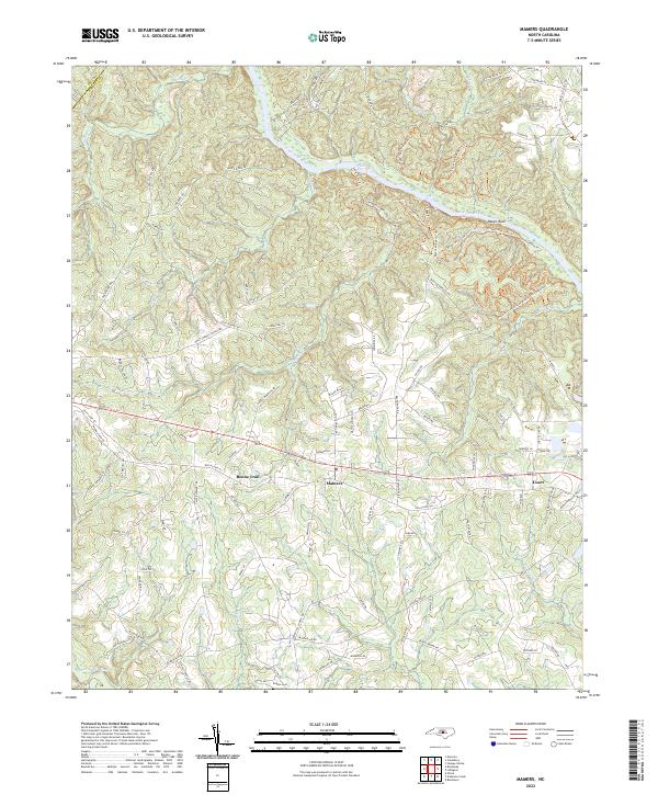 Mamers topographic map thumbnail